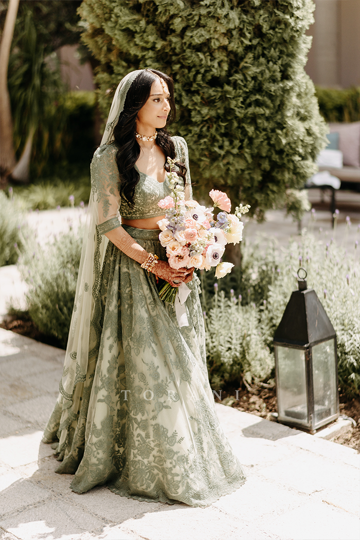 Samantha Hossain In Our Jaituni Hansini Lehenga Set