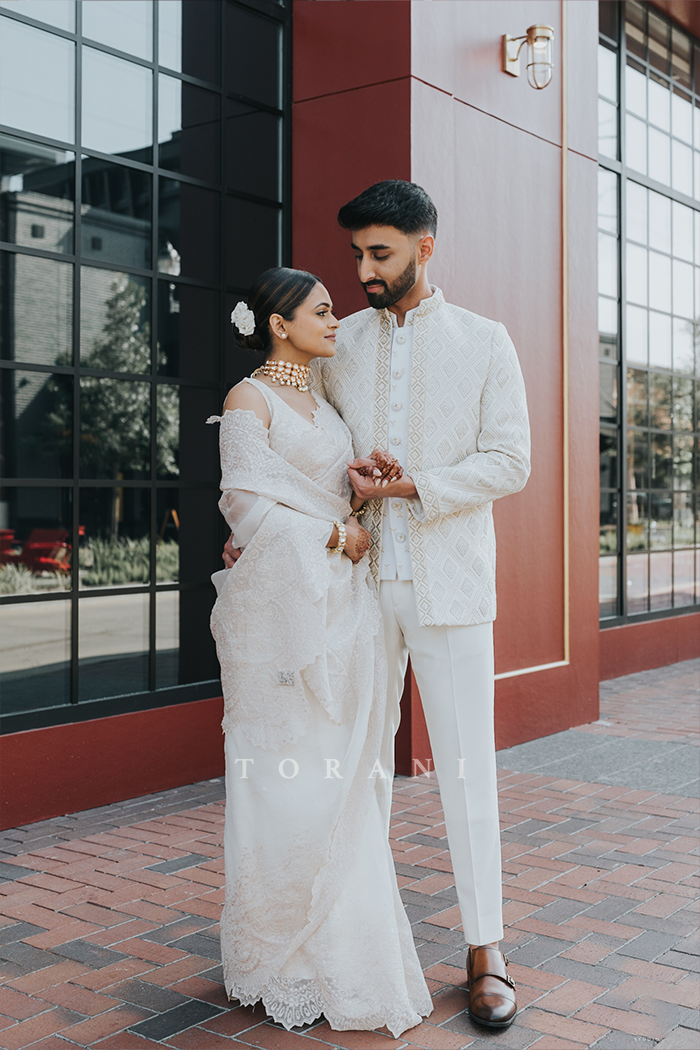 Alisha Dhuka In Our Swetah Farrin Saree