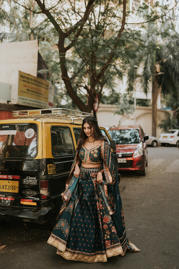 Jheel Kothari In Our Neelam Waheeda Lehenga Set