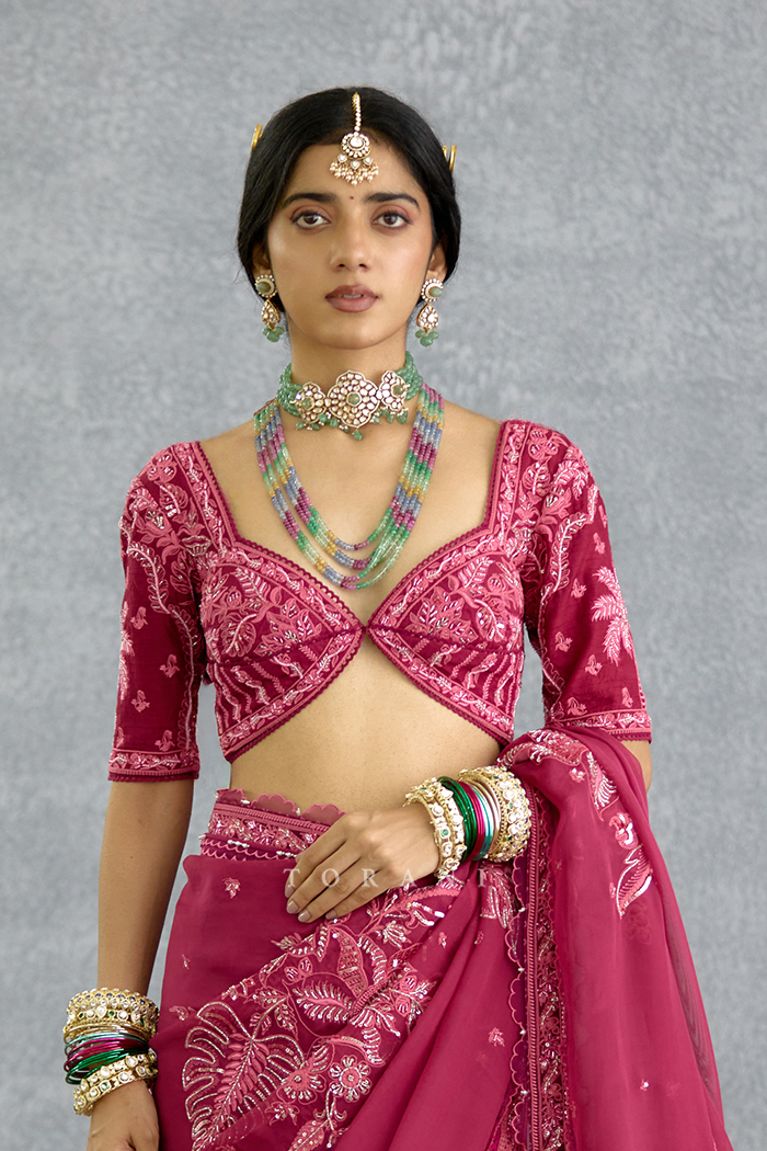 Padmaraga Pankhuri Blouse