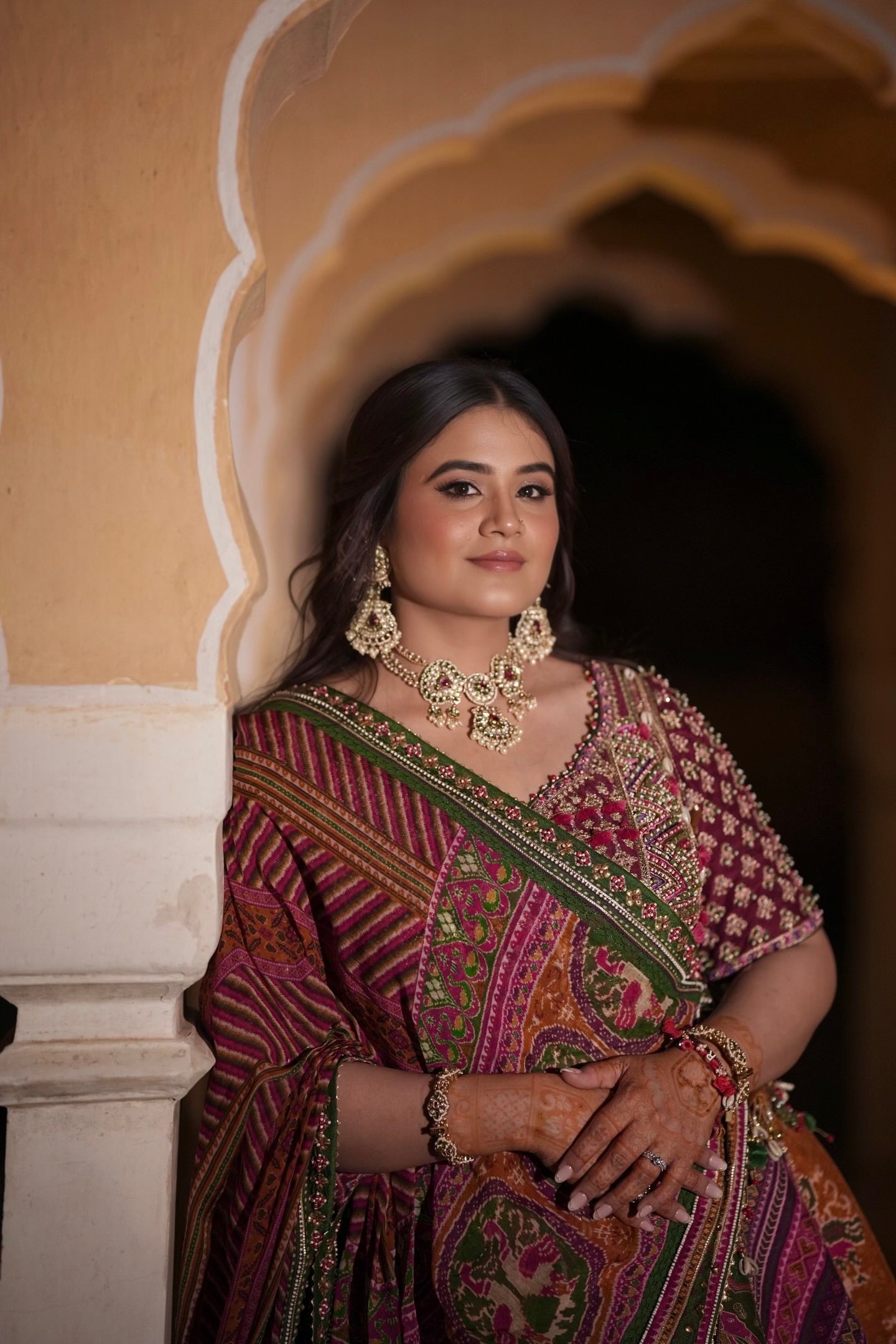 Riya Jain in our Rangili Meenakshi Lehenga Set