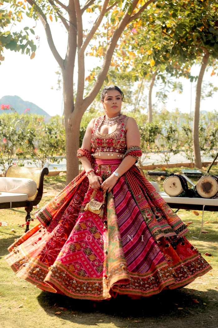 Saloni Jain in our Rangili Meenakshi Lehenga Set