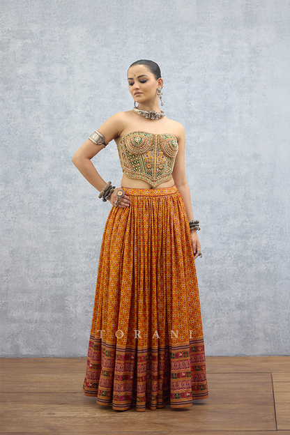 Kanak Mauri Corset Set