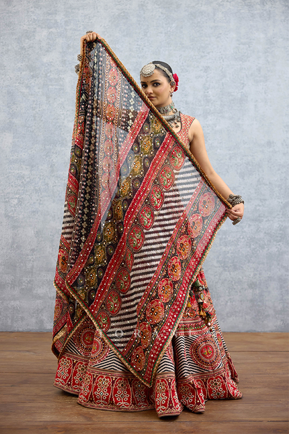 Raktika Mashaal Mirali Lehenga Set