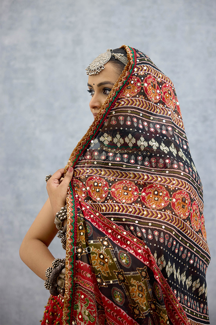 Raktika Mashaal Mirali Lehenga Set