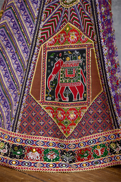 Mura Yalis Kanak Lehenga Set