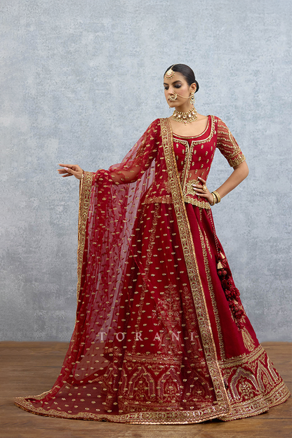 Kumkumi Meham Lehenga Set