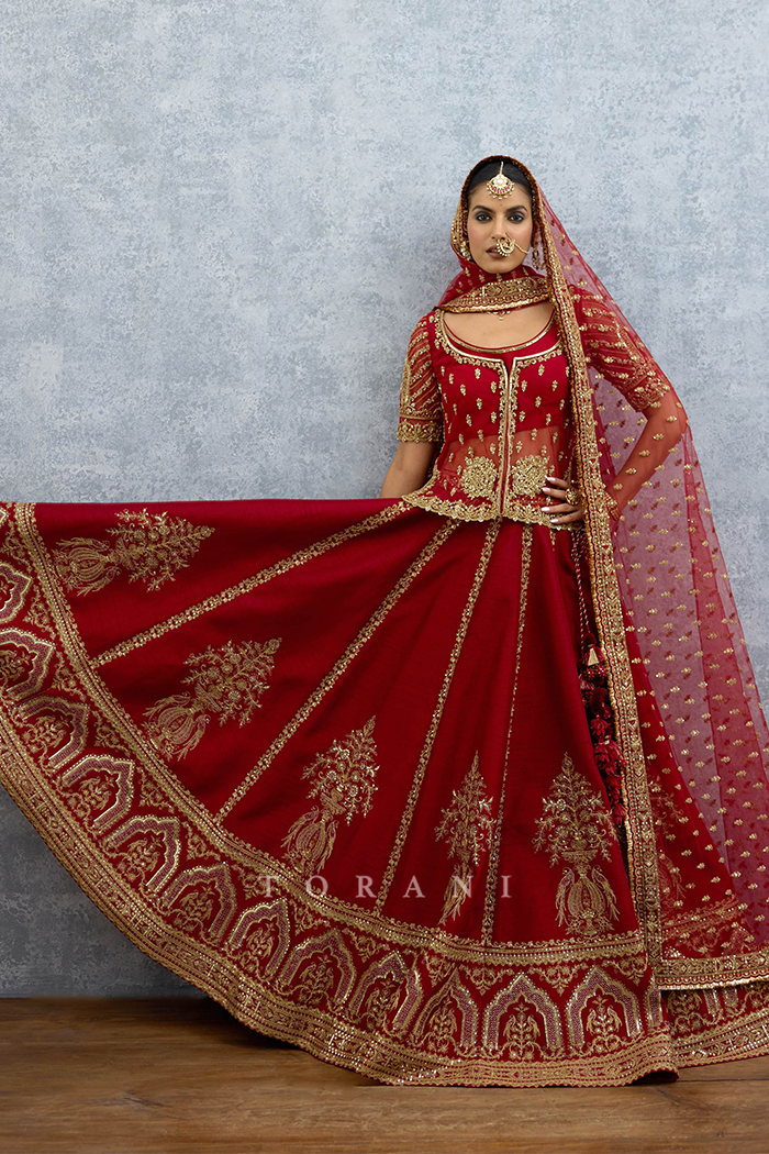 Kumkumi Meham Lehenga Set