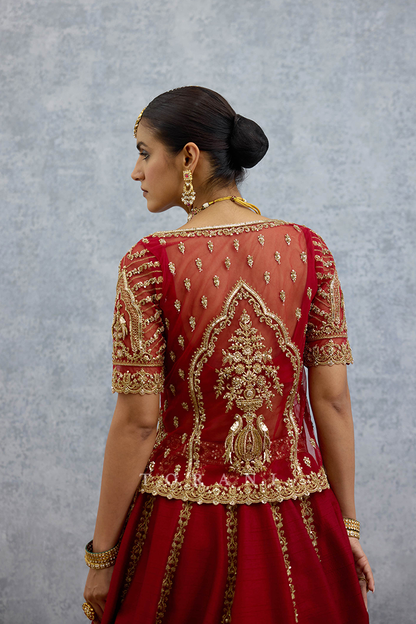 Kumkumi Meham Lehenga Set