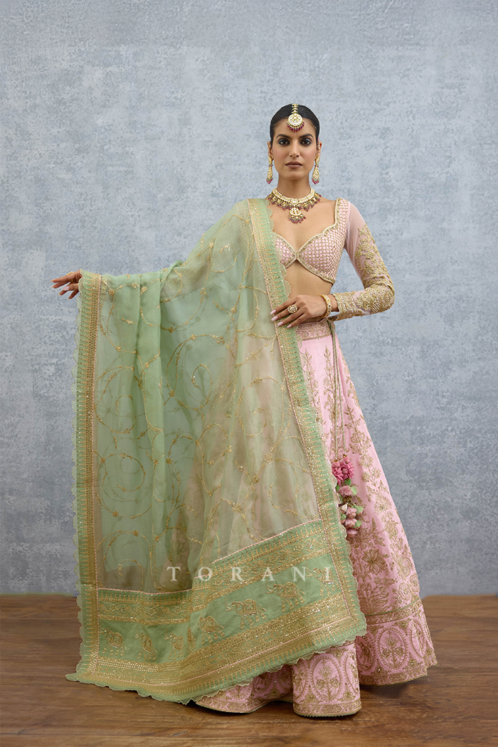 Sheesh Gul Eira Pusta Lehenga Set