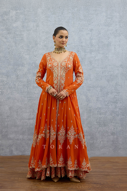 Sandali Alizay Anarkali Set