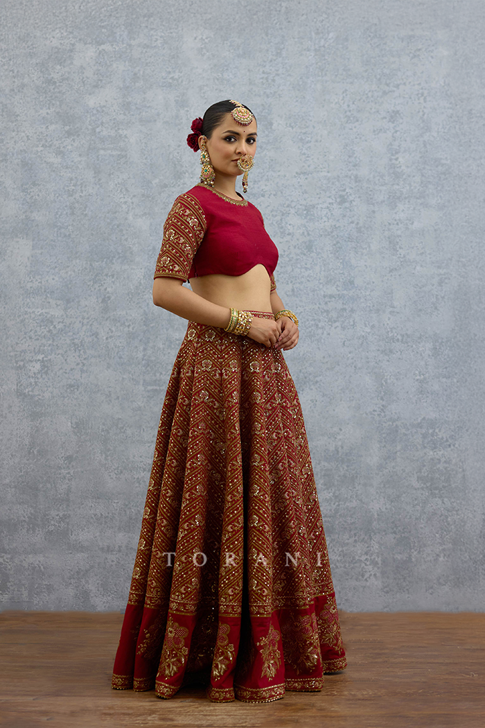 Kumkumi Maheen Lehenga Set