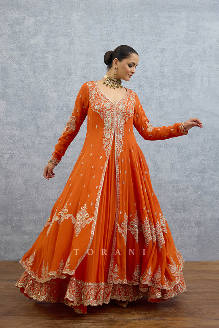Sandali Alizay Anarkali Set