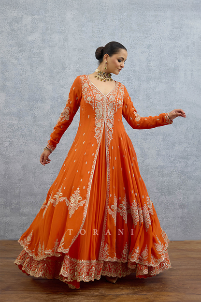 Sandali Alizay Anarkali Set