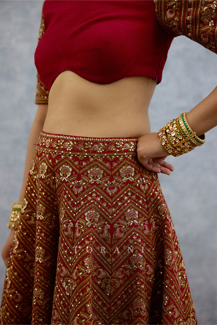 Kumkumi Maheen Lehenga Set