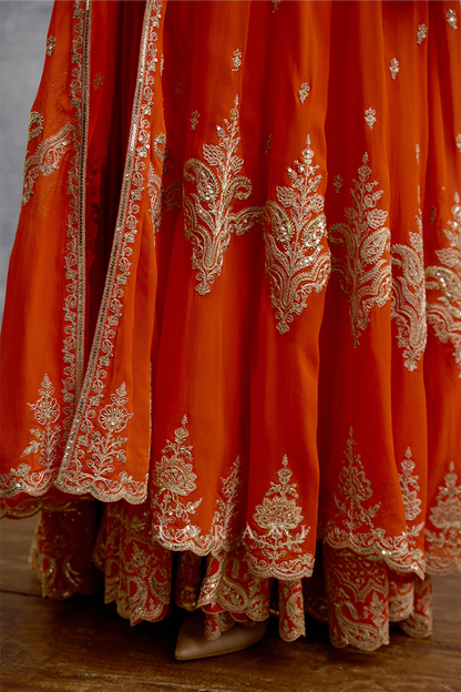Sandali Alizay Anarkali Set