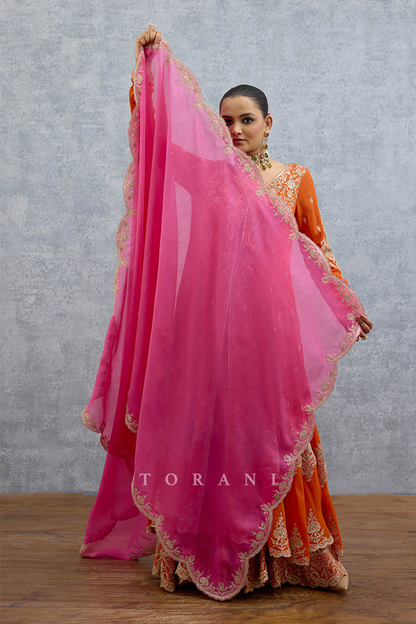 Sandali Alizay Anarkali Set