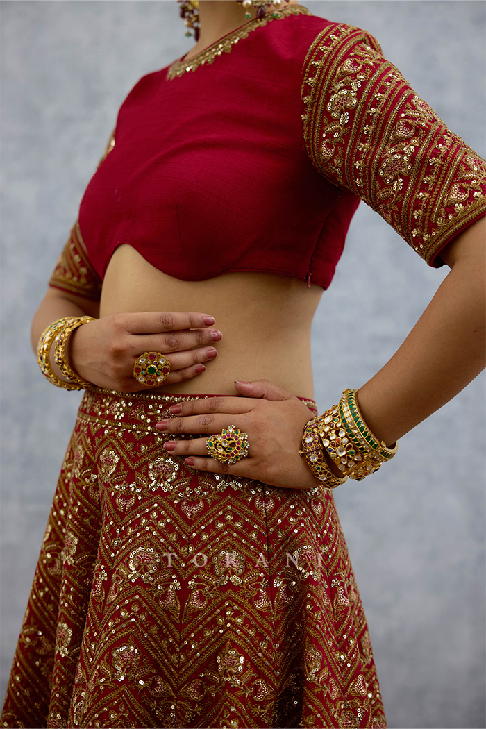 Kumkumi Maheen Lehenga Set