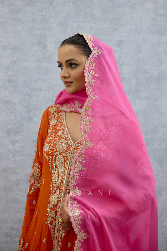 Sandali Alizay Anarkali Set