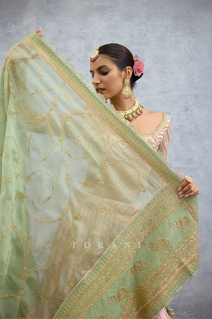 Sheesh Gul Eira Pusta Lehenga Set