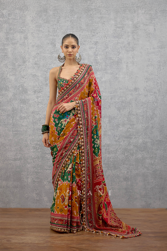 Kanak Harit Chitrita Saree