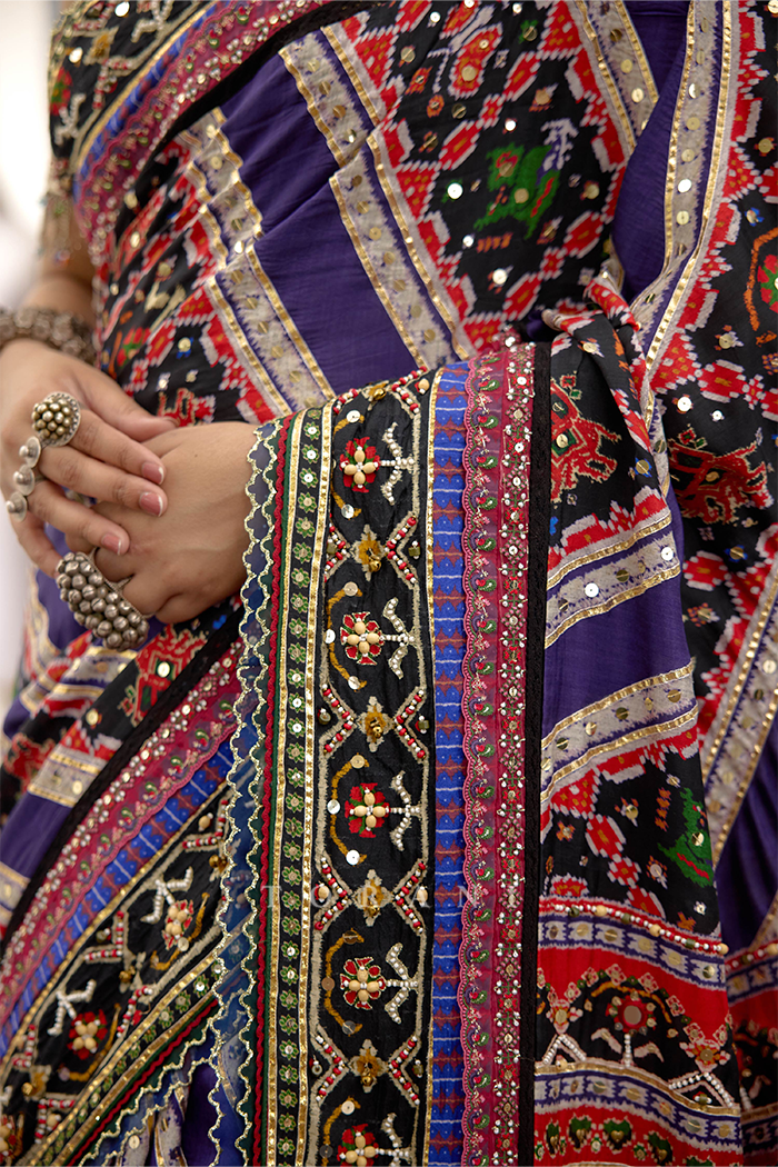 Mura Raktangi Sanjh Saree