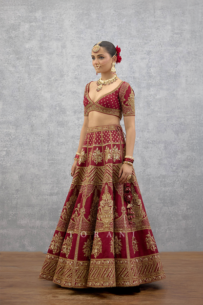 Kumkumi Areej Lehenga Set
