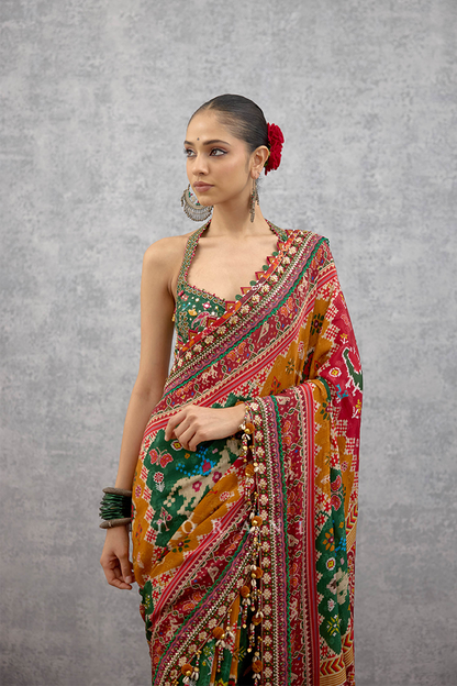 Kanak Harit Chitrita Saree
