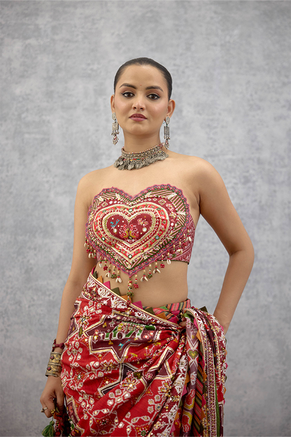 Chitrita Surkhi Blouse
