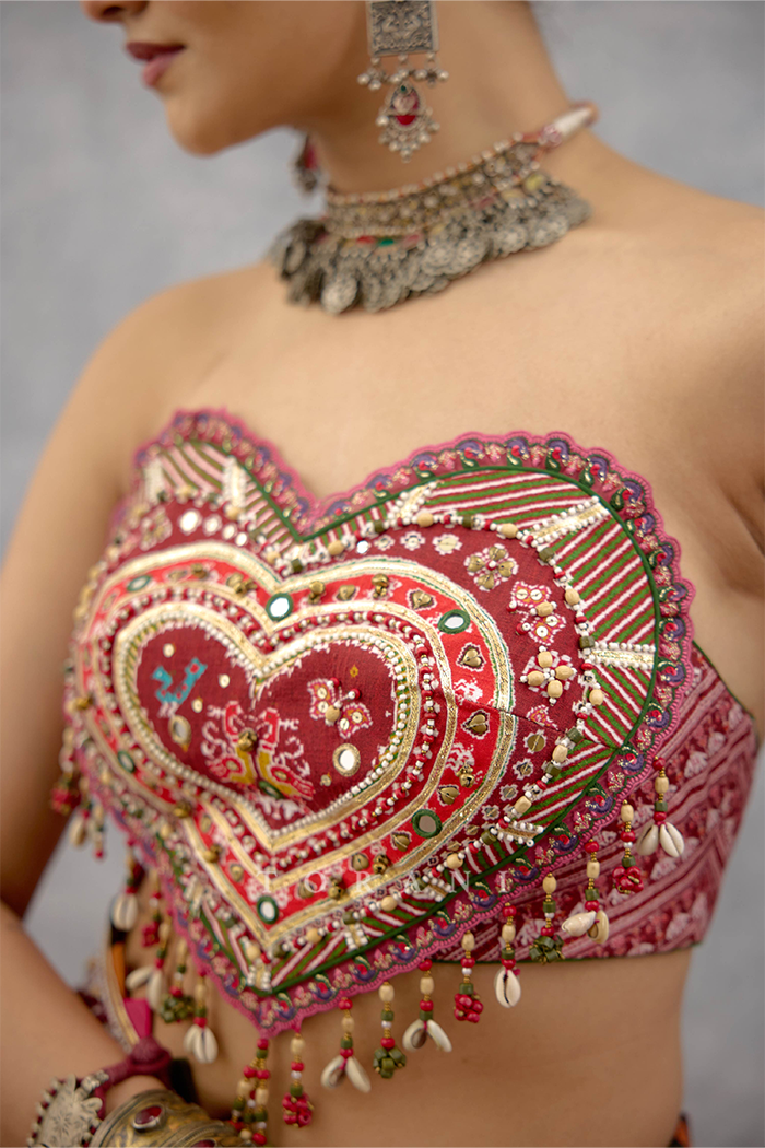 Chitrita Surkhi Blouse