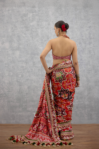 Chitrita Surkhi Blouse
