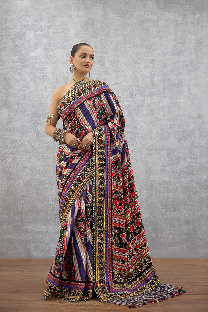 Mura Raktangi Sanjh Saree