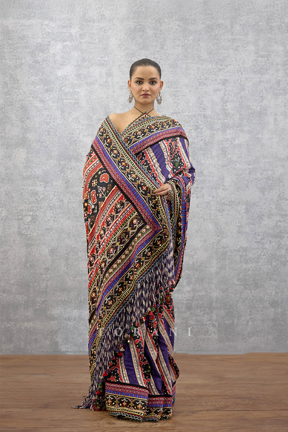 Mura Raktangi Sanjh Saree