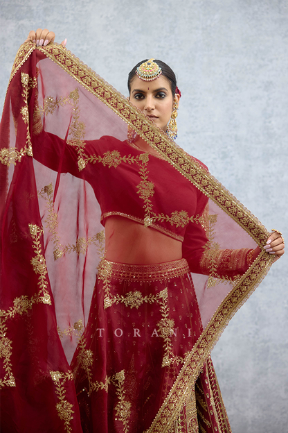 Kumkumi Aliza Lehenga Set