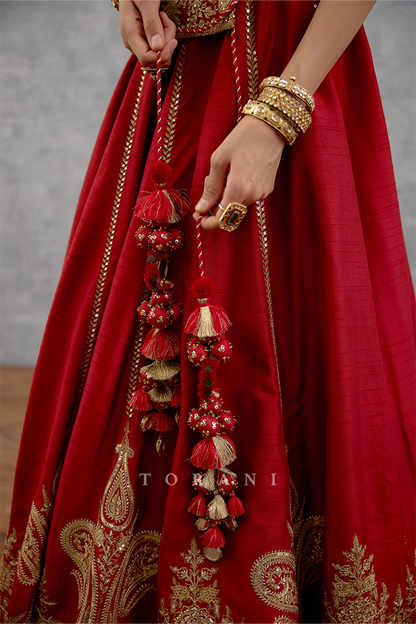 Lakshma Arfa Lehenga Set