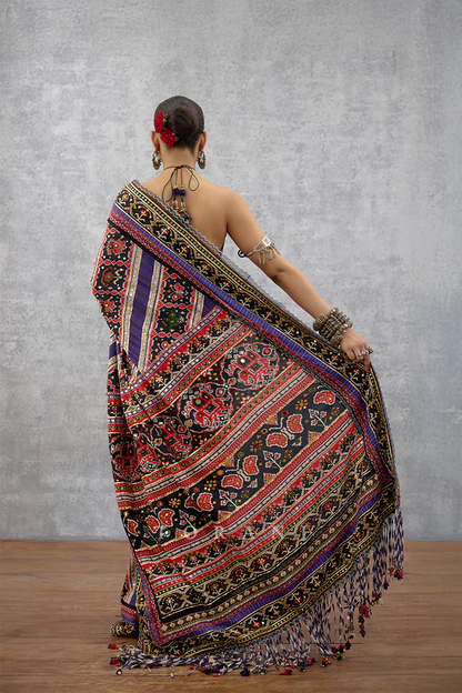 Mura Raktangi Sanjh Saree