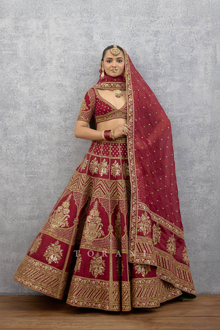Kumkumi Areej Lehenga Set