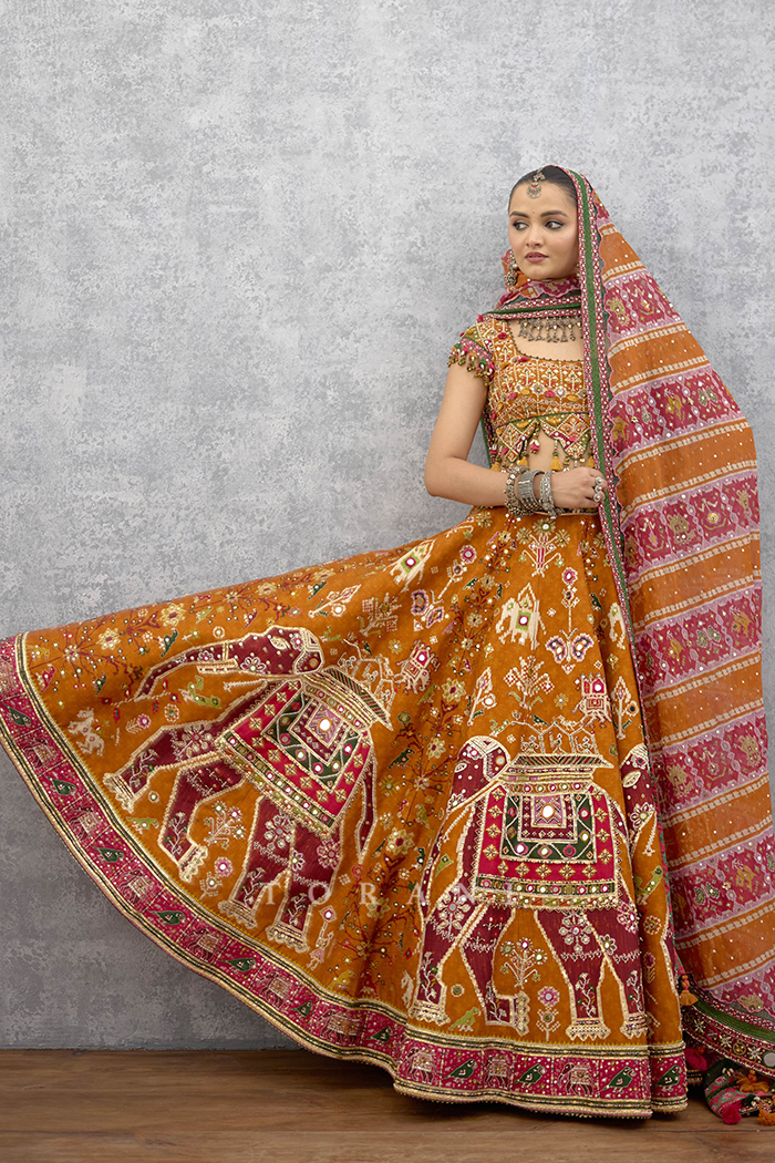 Kanak Jalalo Lehenga Set