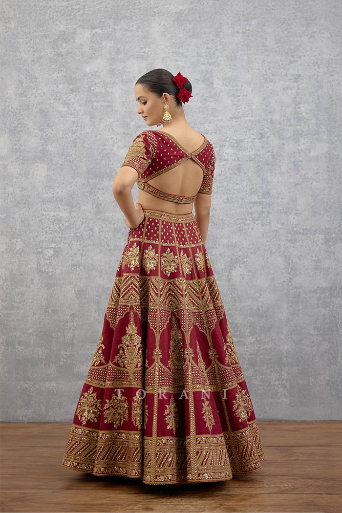 Kumkumi Areej Lehenga Set