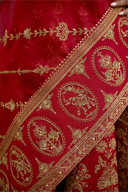 Lakshma Mehvish Lehenga Set