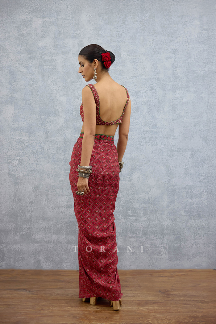 Surkhi Nagari Dhoti Set