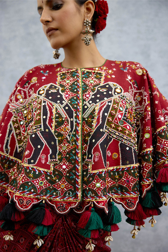 Surkhi Nagari Dhoti Set