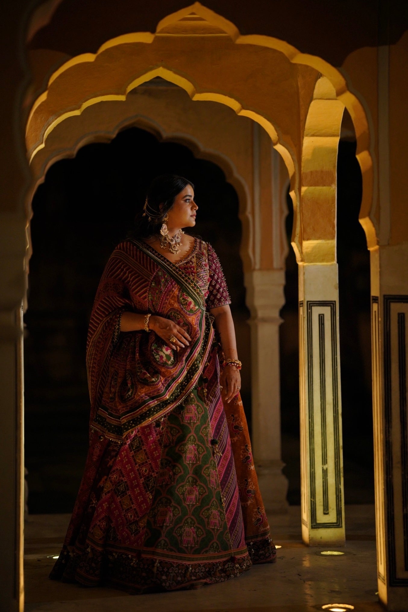 Riya Jain in our Rangili Meenakshi Lehenga Set