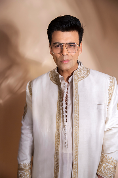 Karan Johar in our Mogra Mukul Sherwani Set