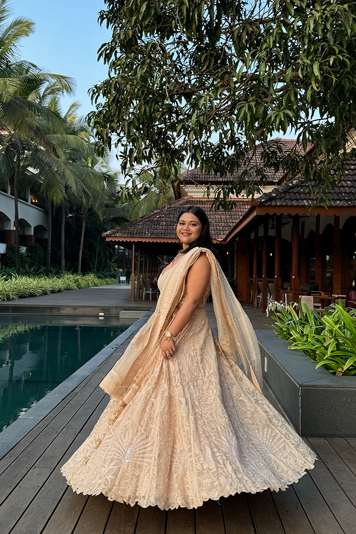 Baishalee Modi In Our Custom Mradu Advika Lehenga Set