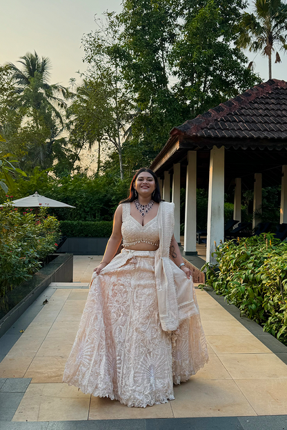 Baishalee Modi In Our Custom Mradu Advika Lehenga Set