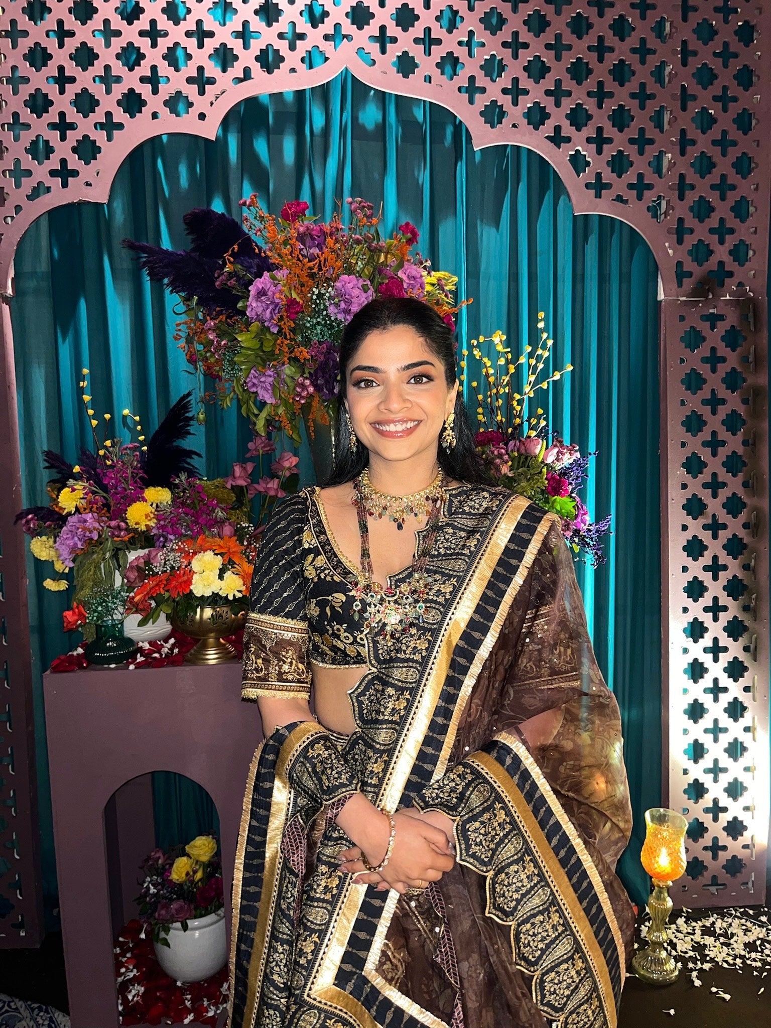 Tanvi Chandna In Our Gulnar Mahnaz Lehenga Set