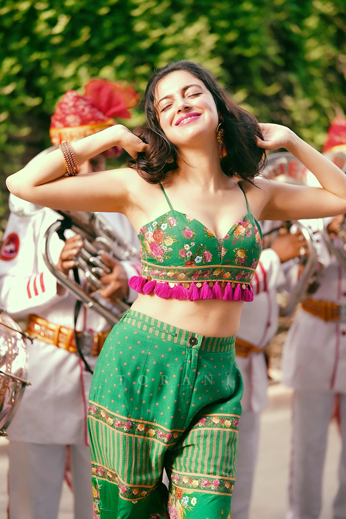 Divya Khosla In Our Panna Ezzah Cape Set