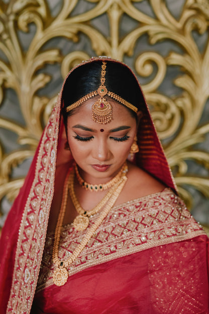 Ashwini Raju in our Shamse Iman Raazi Saree Set