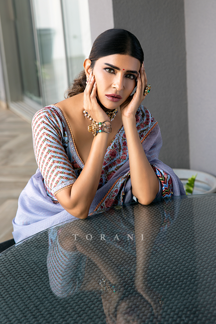 Lakshmi Manchu in our Samsara Waheeda Lehenga Set